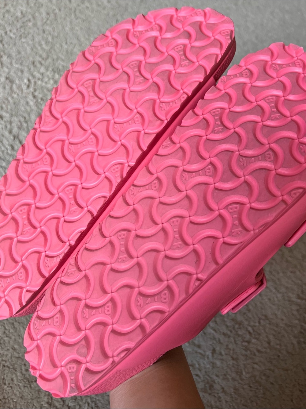 Birkenstock Arizona EVA Slides in Coral Pink Size 41 - Picture 8 of 8
